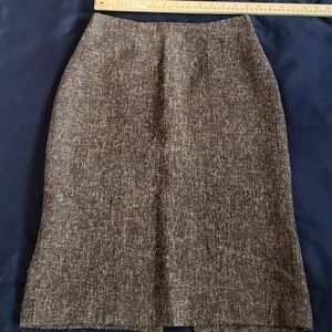 Brown pencil skirt